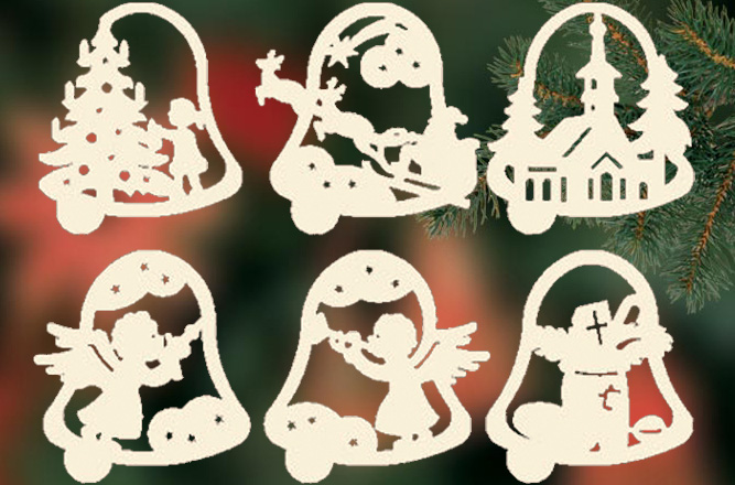 Decorations et personnages pour creche de Noel